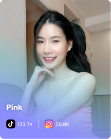 Pink — ตัวอย่าง Influencer สายคาเฟ่ของ KOLLAB