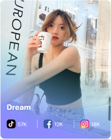 Dream — ตัวอย่าง Influencer สายคาเฟ่ของ KOLLAB