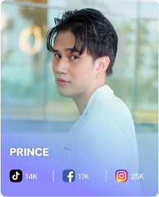 PRINCE — ตัวอย่าง Influencer สายความงามและสุขภาพของ KOLLAB
