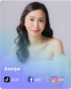 Aomjai — ตัวอย่าง Influencer สายความงามและสุขภาพของ KOLLAB