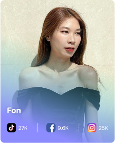 Fon — ตัวอย่าง Influencer สายความงามและสุขภาพของ KOLLAB