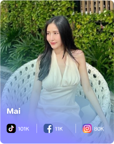 Mai — ตัวอย่าง Influencer สายความงามและสุขภาพของ KOLLAB