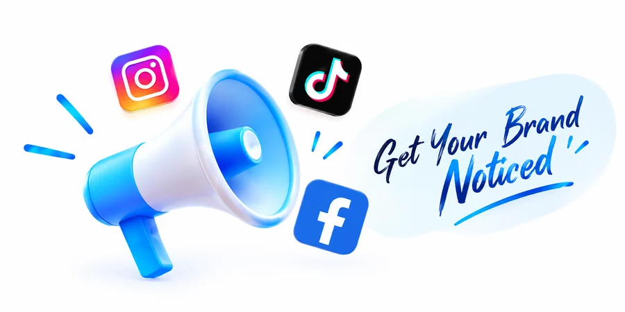โทรโข่งประกาศแบรนด์บน Instagram TikTok Facebook — Get Your Brand Noticed