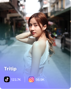 Tritip — ตัวอย่าง Influencer สายท่องเที่ยวของ KOLLAB