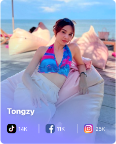 Tongzy — ตัวอย่าง Influencer สายท่องเที่ยวของ KOLLAB